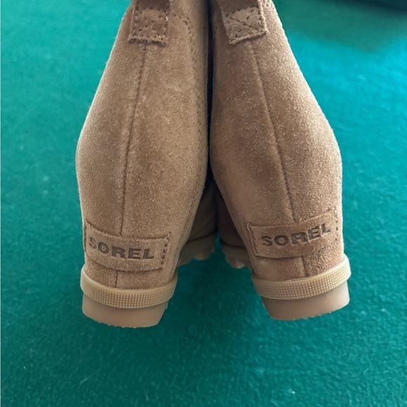 Sorel Joan Of Arctic Wedge II Chelsea Boot Brown Suede 5.5 Waterproof Ankle - Picture 5 of 5